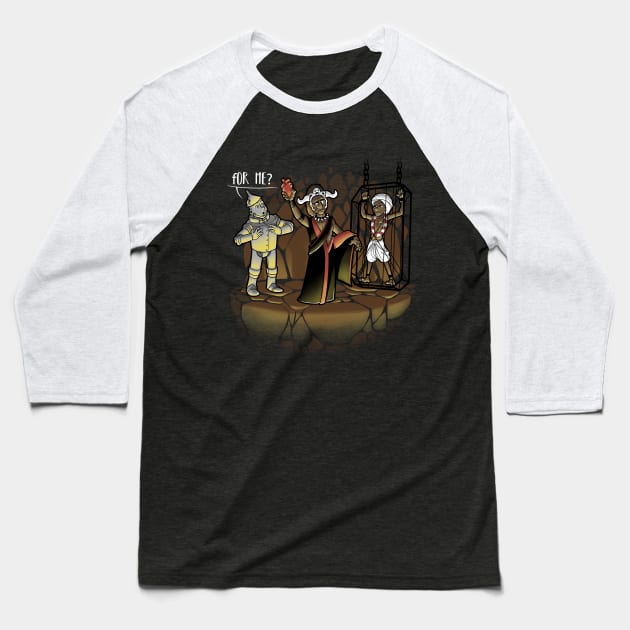 For me Baseball T-Shirt by Cromanart